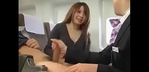  Asian Flight attendant